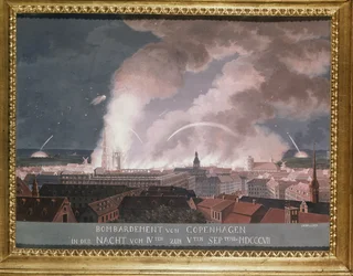 La deuxième bataille de Copenhague (ou le bombardement de Copenhague) 1807